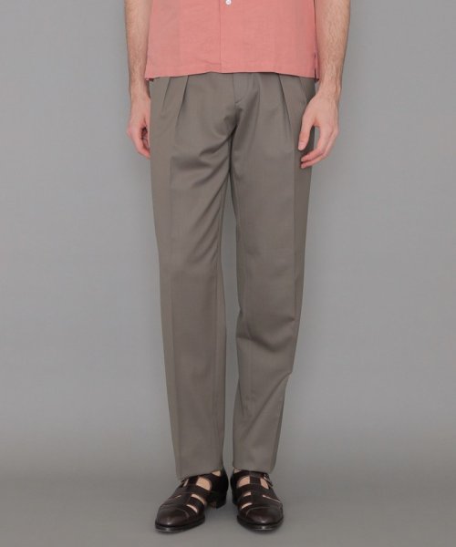 【LEON掲載】ウールストレッチツイルトラウザーズ 