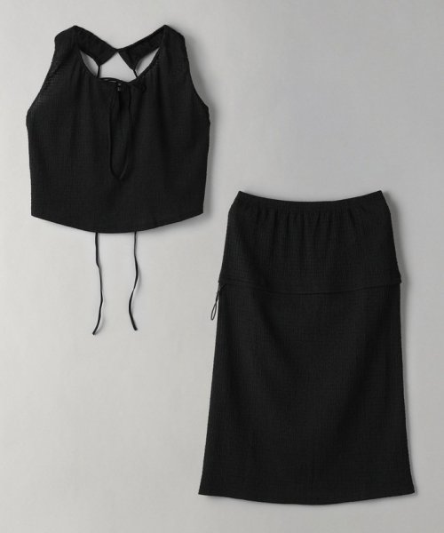 ＜NEPLA.＞シャーリング キャミソール＆スカート 