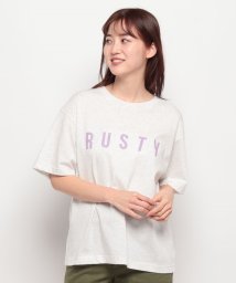 RUSTY(ラスティ（レディース）)/【RUSTY】LADYSハンソデ Tシャツ/オートミール