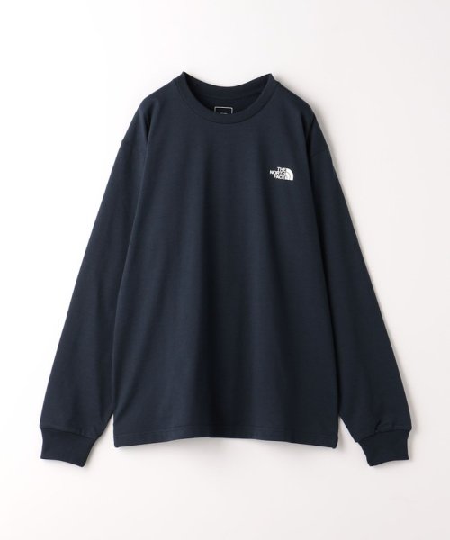 monkey time(モンキータイム)/＜THE NORTH FACE＞ ロングスリーブ バック スクエア ロゴ ティー/NAVY