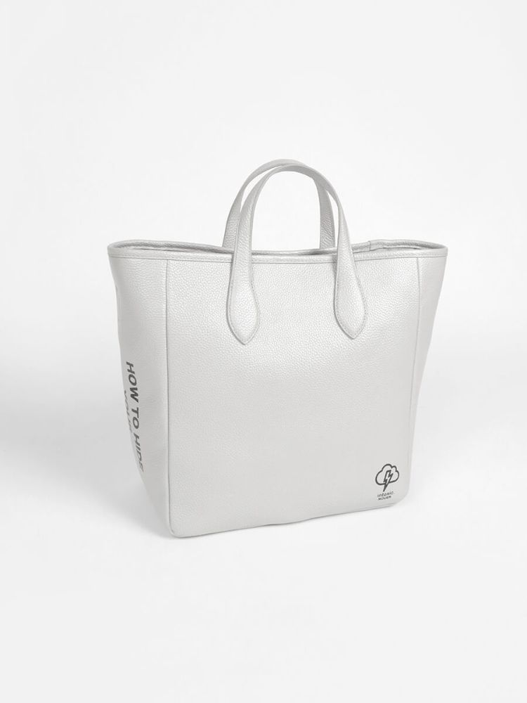 intoxic nouerSIDELOGO LEATHER TOTEトートバッグ ラディエイト RADIATE intoxic×nouer SIDE LOGO LEATHER TOTE