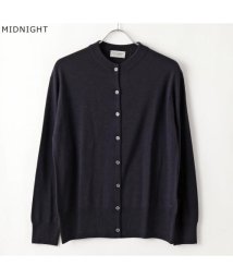 JOHN SMEDLEY(ジョンスメドレー)/JOHN SMEDLEY カーディガン EVERLY クルーネック 長袖/ネイビー