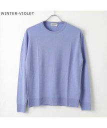 JOHN SMEDLEY(ジョンスメドレー)/JOHN SMEDLEY ニット VIVIENNE ヴィヴィアン MODERN FIT/パープル