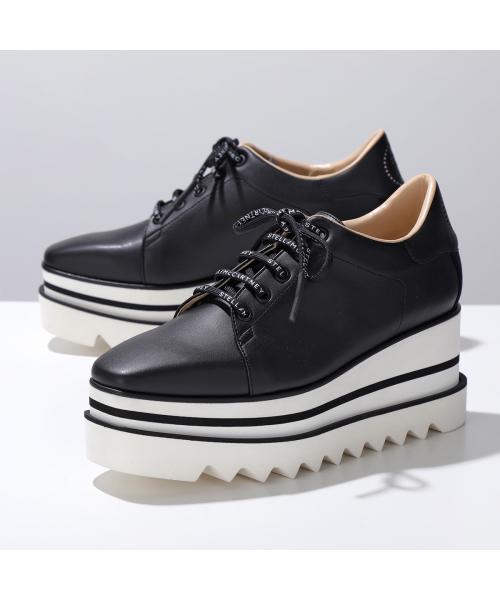 37.5サイズ=24cm〜24.5cmステラマッカートニー厚底エリスサンダル黒