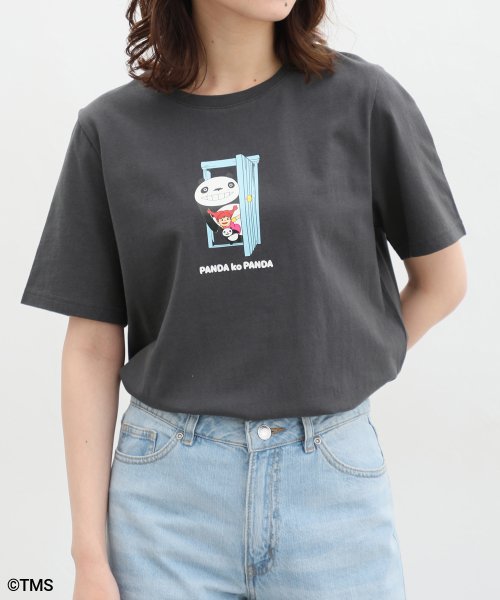 Honeys(ハニーズ)/パンダコパンダ／Ｔシャツ トップス Tシャツ カットソー 半袖 綿100％ UVカット /その他系1