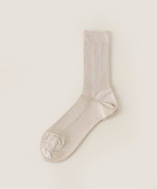 Spick & Span/【MARCOMONDE/マルコモンド】 glitter ribbed socks/506026444