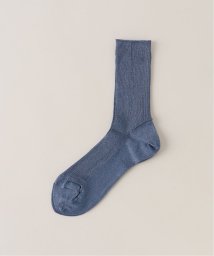Spick & Span(スピック＆スパン)/【MARCOMONDE/マルコモンド】 glitter ribbed socks/ブルーA