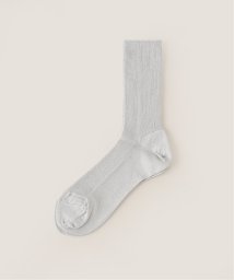 Spick & Span(スピック＆スパン)/【MARCOMONDE/マルコモンド】 glitter ribbed socks/シルバー
