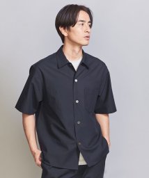 BEAUTY&YOUTH UNITED ARROWS(ビューティーアンドユース　ユナイテッドアローズ)/KOMATSU PACK キャンプカラー ショートスリーブ シャツ －セットアップ対応 撥水機能－/NAVY