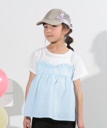 SHOO・LA・RUE(Kids) /【110－140cm】異素材ドッキングTシャツ/506026730