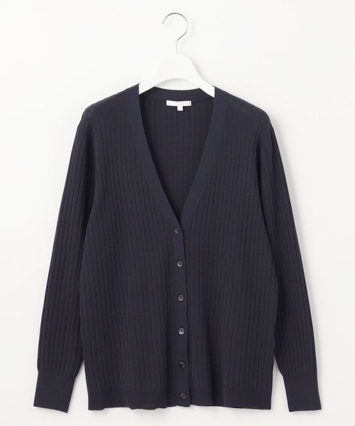 【カタログ掲載・アンサンブル対応・洗える】ハイツイストコットンアセテート カーディガン KRW7CM0454