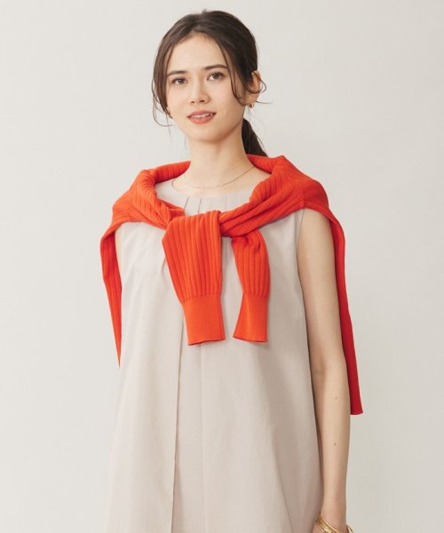 【カタログ掲載・アンサンブル対応・洗える】ハイツイストコットンアセテート カーディガン KRWRCM0454