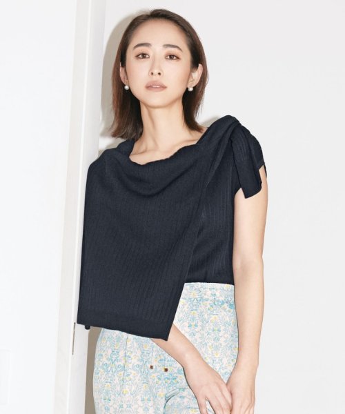 【カタログ掲載・アンサンブル対応・洗える】ハイツイストコットンアセテート カーディガン KRWRCM0454