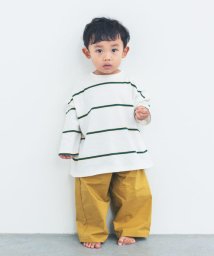 URBAN RESEARCH DOORS（Kids）(アーバンリサーチドアーズ（キッズ）)/ooju　border long T－shirts(KIDS)/WHITE