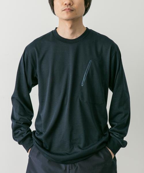 URBAN RESEARCH DOORS(アーバンリサーチドアーズ)/DAIWA LIFESTYLE BASE　LONG－SLEEVE T－SHIRTS/NAVY