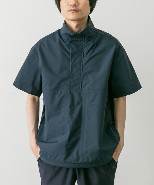 URBAN RESEARCH DOORS(アーバンリサーチドアーズ)/DAIWA LIFESTYLE BASE　SHIRTS JACKET SHORT－SLEEVE/NAVY