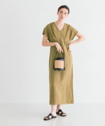 URBAN RESEARCH(アーバンリサーチ)/『一部WEB限定カラー』ウエストタックフレンチスリーブワンピース/KHK.BEIGE