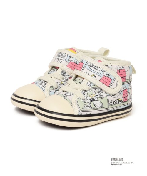 SHIPS KIDS(シップスキッズ)/CONVERSE:BABY ALL STAR N PEANUTS CP V－1/ホワイト系