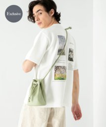 SENSE OF PLACE by URBAN RESEARCH(センスオブプレイス バイ アーバンリサーチ)/『別注』Claude Monet　グラフィックアートTシャツ(5分袖)A/WHITE