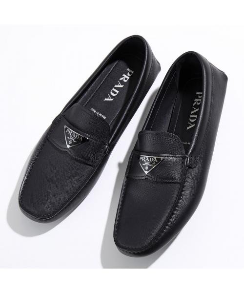 セール】PRADA ドライビングシューズ 2DD164 053 FU00I トライアングル 