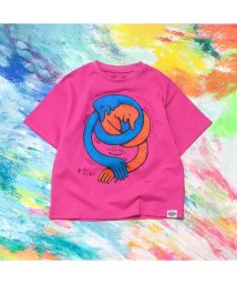 BREEZE(ブリーズ)/【20周年】SMILE TALKING HANDS Tシャツ/ピンク