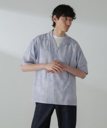 nano・universe(ナノ・ユニバース)/オリジナルパターンドレープシャツ 半袖/パターン1