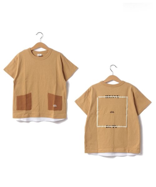 FARM(ファーム)/WポケットTシャツ/オレンジ
