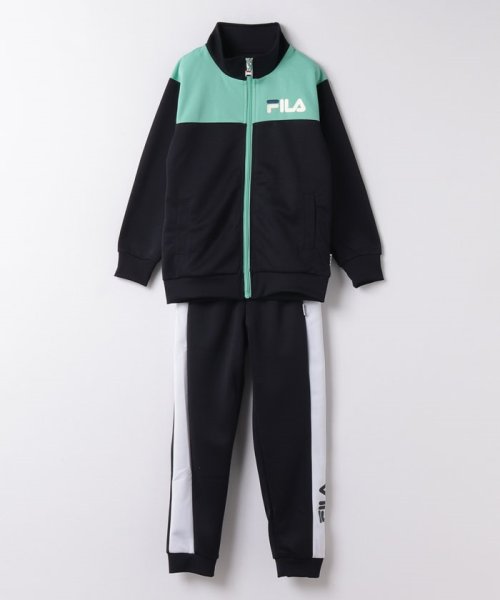 FILA（kids）(フィラ（キッズ）)/フィラジャージジョウゲSET/ブラック