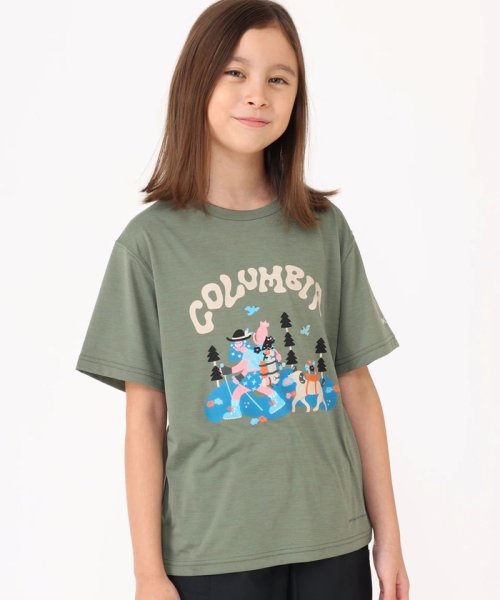 Columbia(コロンビア)/【KIDS】ユースエンジョイマウンテンライフサマーショートスリーブTシャツ/グリーン