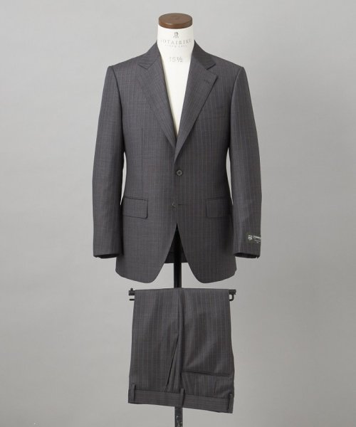 gotairiku(五大陸)/【DORMEUIL】AMADEUS365 スーツ（グレーストライプ）/グレー系1