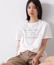 N Natural Beauty Basic(エヌナチュラルビューティベーシック)/タイポグラフィデザインロゴTシャツ/オフ