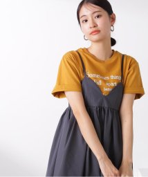 N Natural Beauty Basic(エヌナチュラルビューティベーシック)/タイポグラフィデザインロゴTシャツ/ジンジャー
