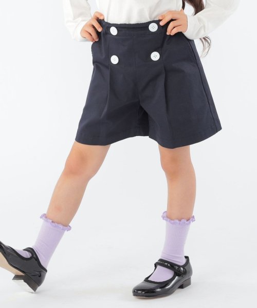 SHIPS KIDS(シップスキッズ)/SHIPS KIDS:100～130cm / マリン キュロット/ネイビー