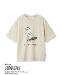 GELATO PIQUE HOMME/【PEANUTS】【HOMME】裏毛ワンポイントロゴプルオーバー/506028631