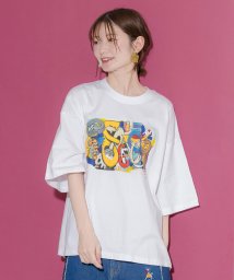 ScoLar(スカラー)/TALKING HANDS×ScoLar 25周年記念コラボ『ずっと一緒』Tシャツ/オフホワイト