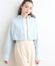 Couture Brooch/脇ドロストショートシャツ/506029193