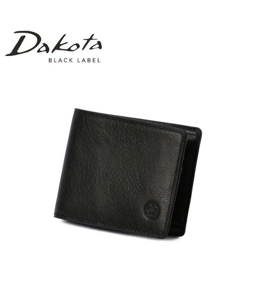 Dakota BLACK LABEL(ダコタブラックレーベル)/ダコタ ブラックレーベル 財布 二つ折り財布 メンズ ブランド レザー 本革 軽量 エティカ Dakota BLACK LABEL 0620320/ブラック