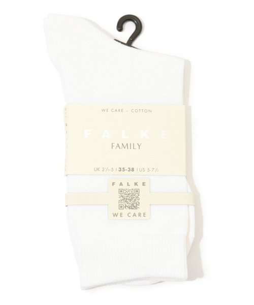 TOMORROWLAND GOODS(TOMORROWLAND GOODS)/FALKE FAMILY コットンナイロンソックス/11ホワイト