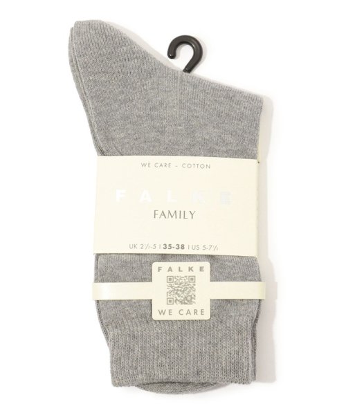 TOMORROWLAND GOODS(TOMORROWLAND GOODS)/FALKE FAMILY コットンナイロンソックス/13ライトグレー