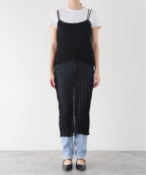 IENA(イエナ)/【Loro/ローロ】Sheer WideRib Dress Set ドレスセット/ブラック
