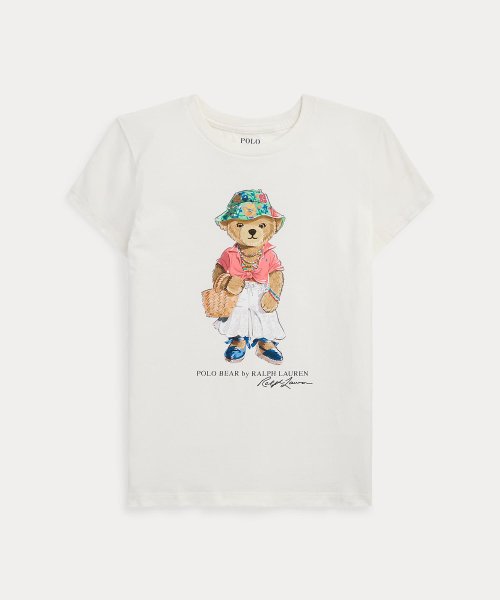 POLO RALPH LAUREN(POLO RALPH LAUREN)/(ガールズ 7才～16才)Polo ベア コットン ジャージー Tシャツ/100ホワイト