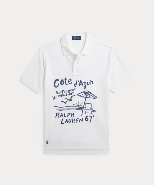 POLO RALPH LAUREN(POLO RALPH LAUREN)/(ボーイズ 8才～20才)エンブロイダリー コットン メッシュ ポロシャツ/100ホワイト