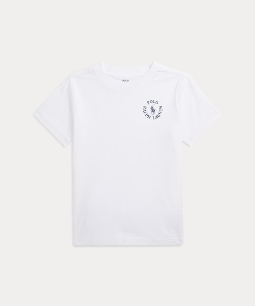 POLO RALPH LAUREN(POLO RALPH LAUREN)/(ボーイズ 2才～7才)ロゴ コットン ジャージー Tシャツ/100ホワイト