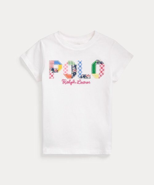 POLO RALPH LAUREN(POLO RALPH LAUREN)/(ガールズ 2才～6才)ミックスドロゴ コットン ジャージー Tシャツ/100ホワイト