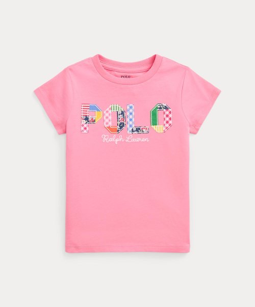 POLO RALPH LAUREN(POLO RALPH LAUREN)/(ガールズ 2才～6才)ミックスドロゴ コットン ジャージー Tシャツ/670ピンク