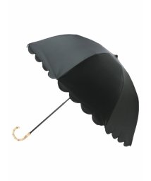 NOEMIE(ノエミー)/スカラップ二段折り日傘/黒