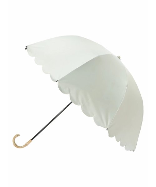 NOEMIE(ノエミー)/スカラップ二段折り日傘/オフホワイト