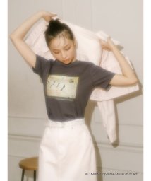 LILY BROWN(リリー ブラウン)/【The Metropolitan Museum of Art】バイカラーアートプリントTシャツ/CGRY