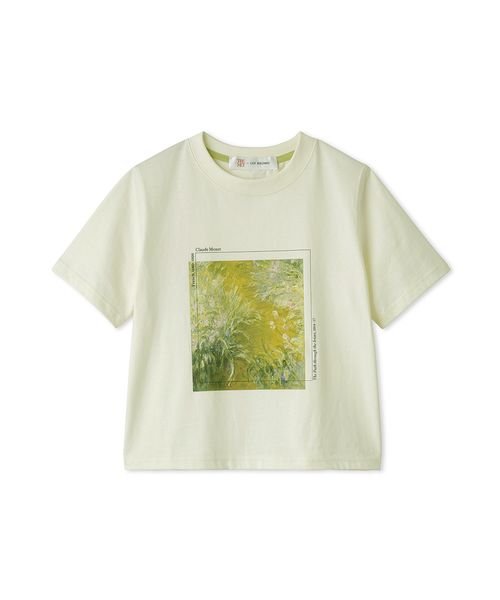 LILY BROWN(リリー ブラウン)/【The Metropolitan Museum of Art】バイカラーアートプリントTシャツ/IVR