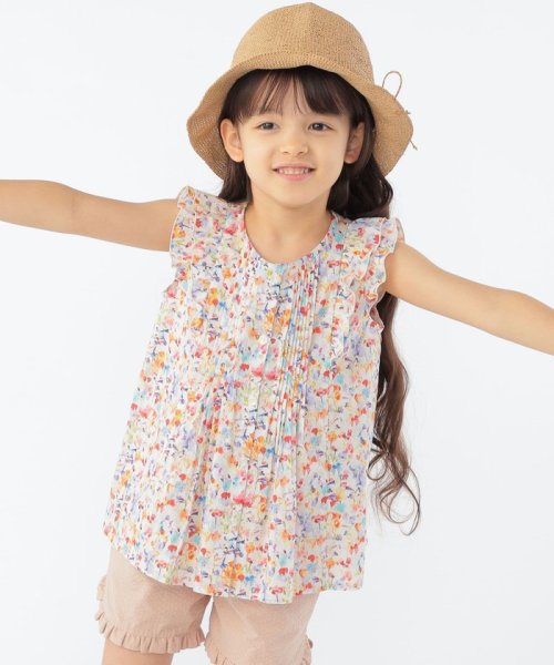 SHIPS KIDS(シップスキッズ)/SHIPS KIDS:100～130cm / フリル ブラウス/レッド系